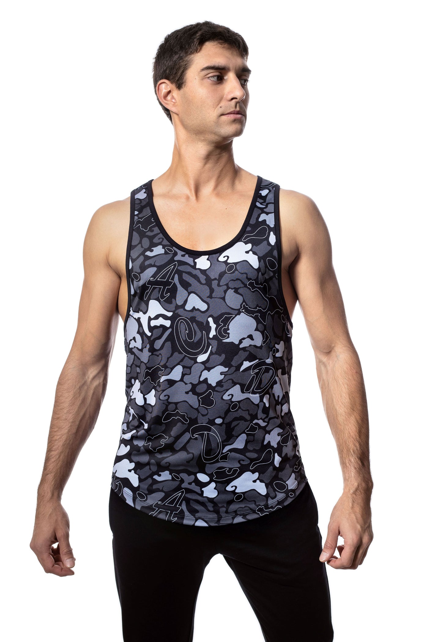 Мъжки танг топ - потник обло деколте