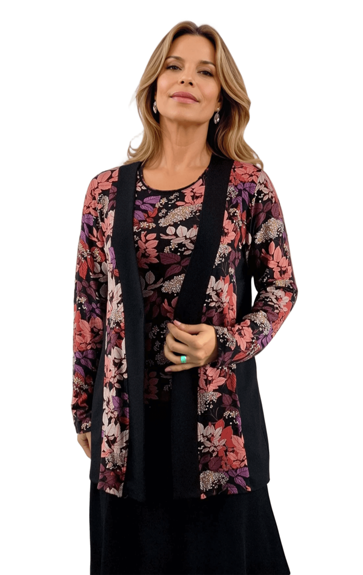 Дамска  жилетка  с дълъг ръкав