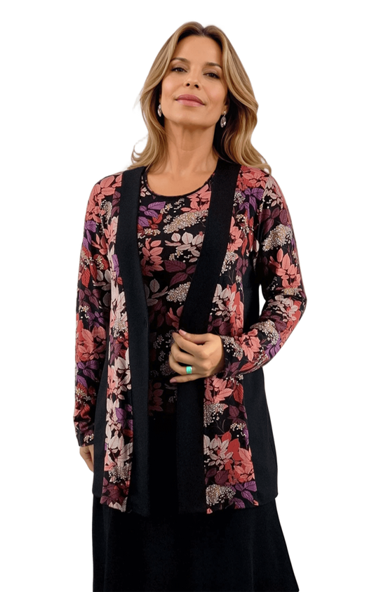 Дамска  жилетка  с дълъг ръкав